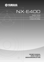 Yamaha NXE-400-Owners-Manual